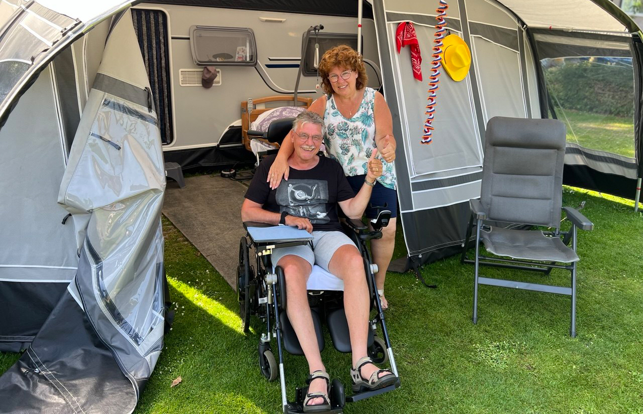 Na zware hersenbloeding leek kamperen uitgesloten voor Jaap (63), maar nu kan het toch