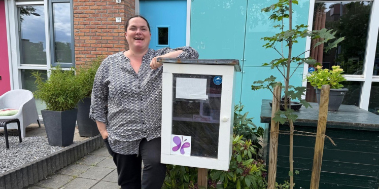 Foto: Monique maakt met haar buurtkastje het verschil door nét iets extra's te doen