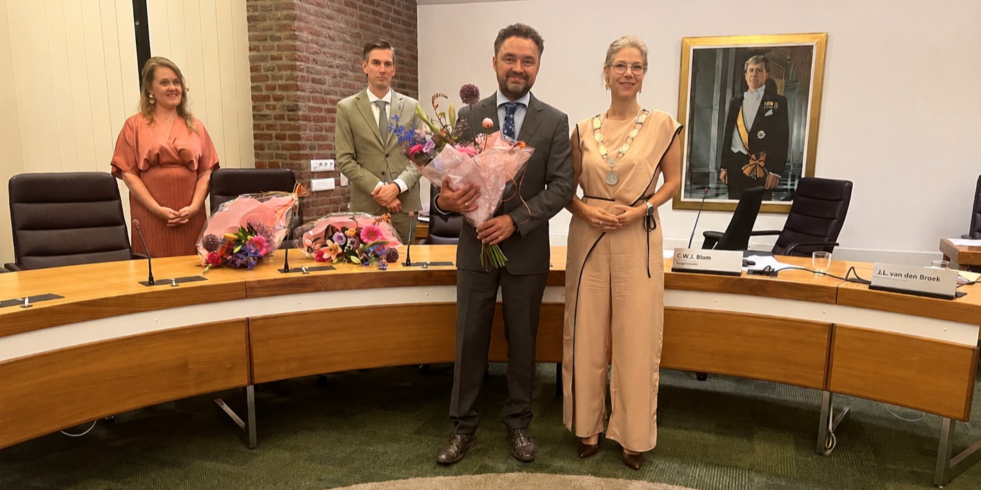 Foto: Nieuwe wethouders gemeente Nunspeet benoemd en beëdigd