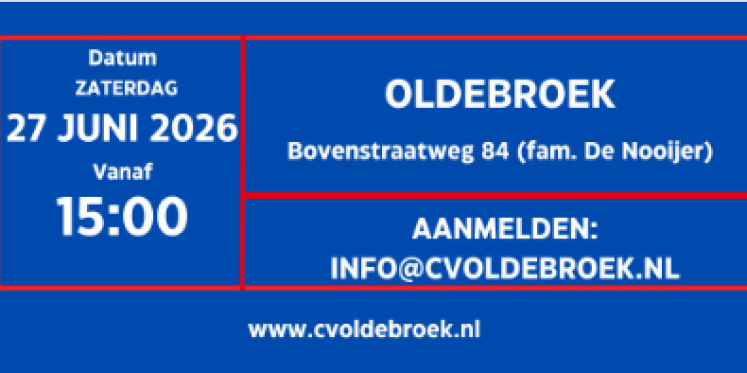 Foto: Kom zaterdag naar de BBQ van CVO
