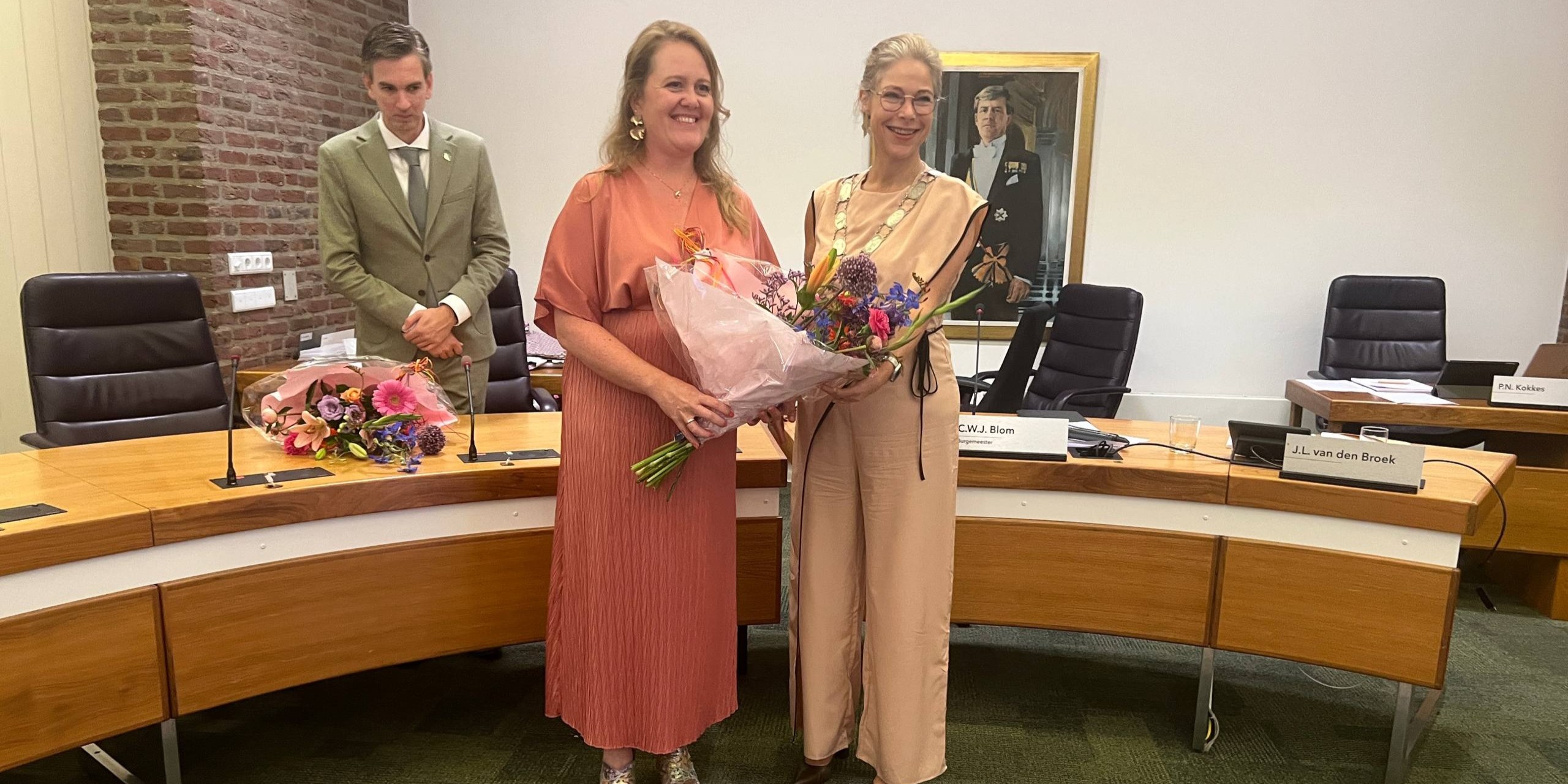 Foto: Nieuwe wethouders gemeente Nunspeet benoemd en beëdigd