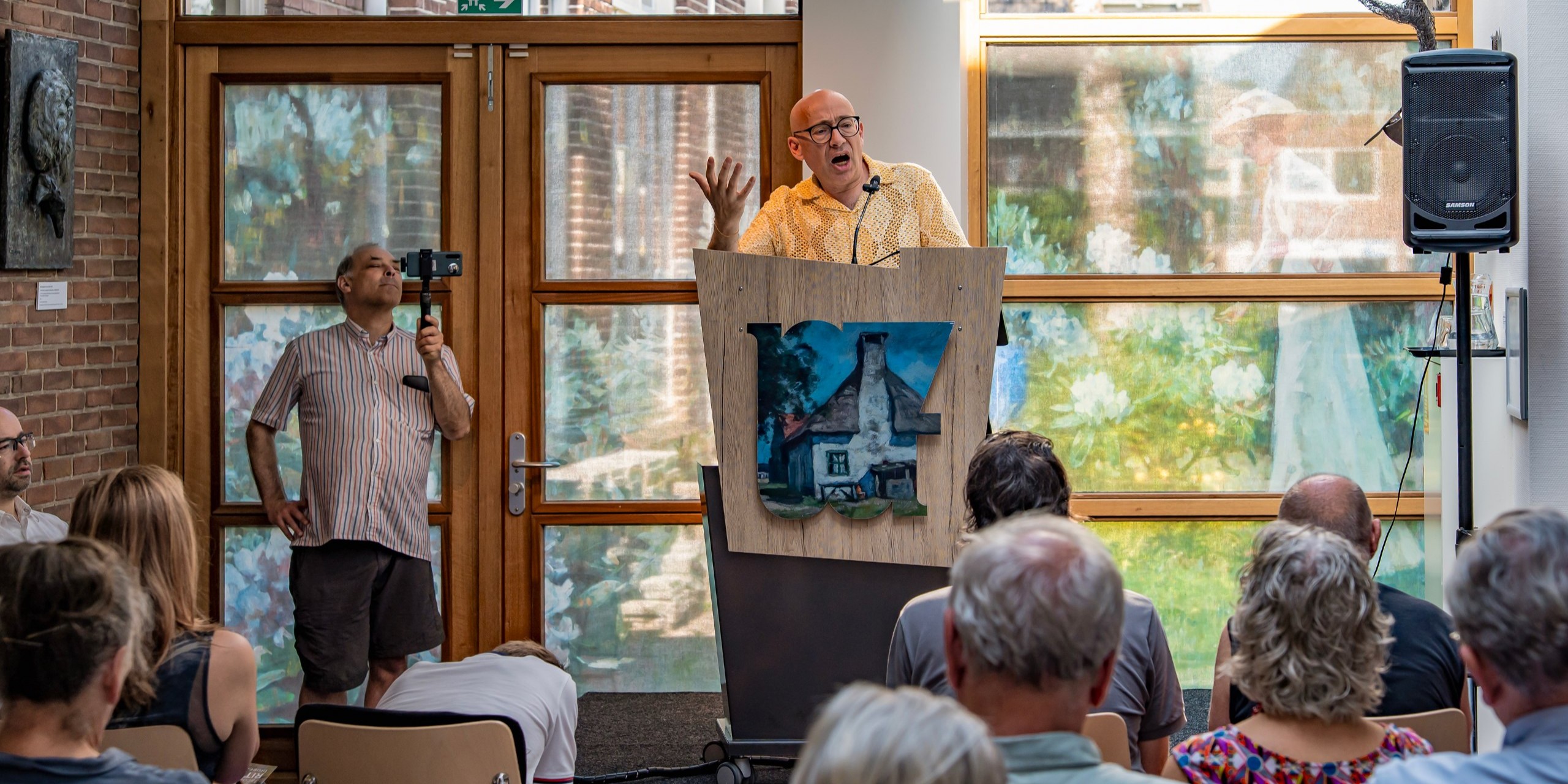 Foto: Expositie: Jacob & Coba Ritsema met 'Broer achter zus'