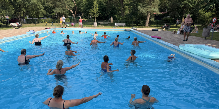 Foto: Column 'Aqua Jogging, Samen dobberen, samen genieten'