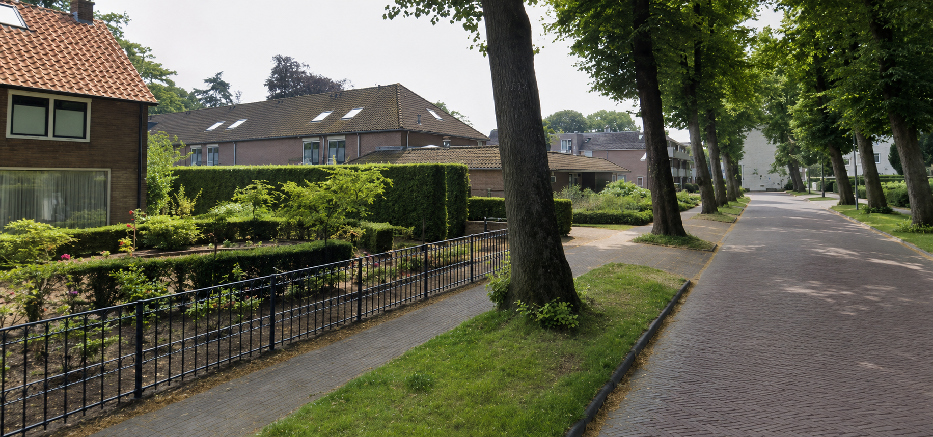 Foto: Deze woningen aan de Laan blijven gereserveerd voor zorgplannen