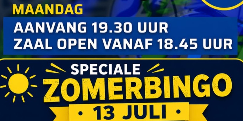Foto: Zomerbingo bij VV Nunspeet