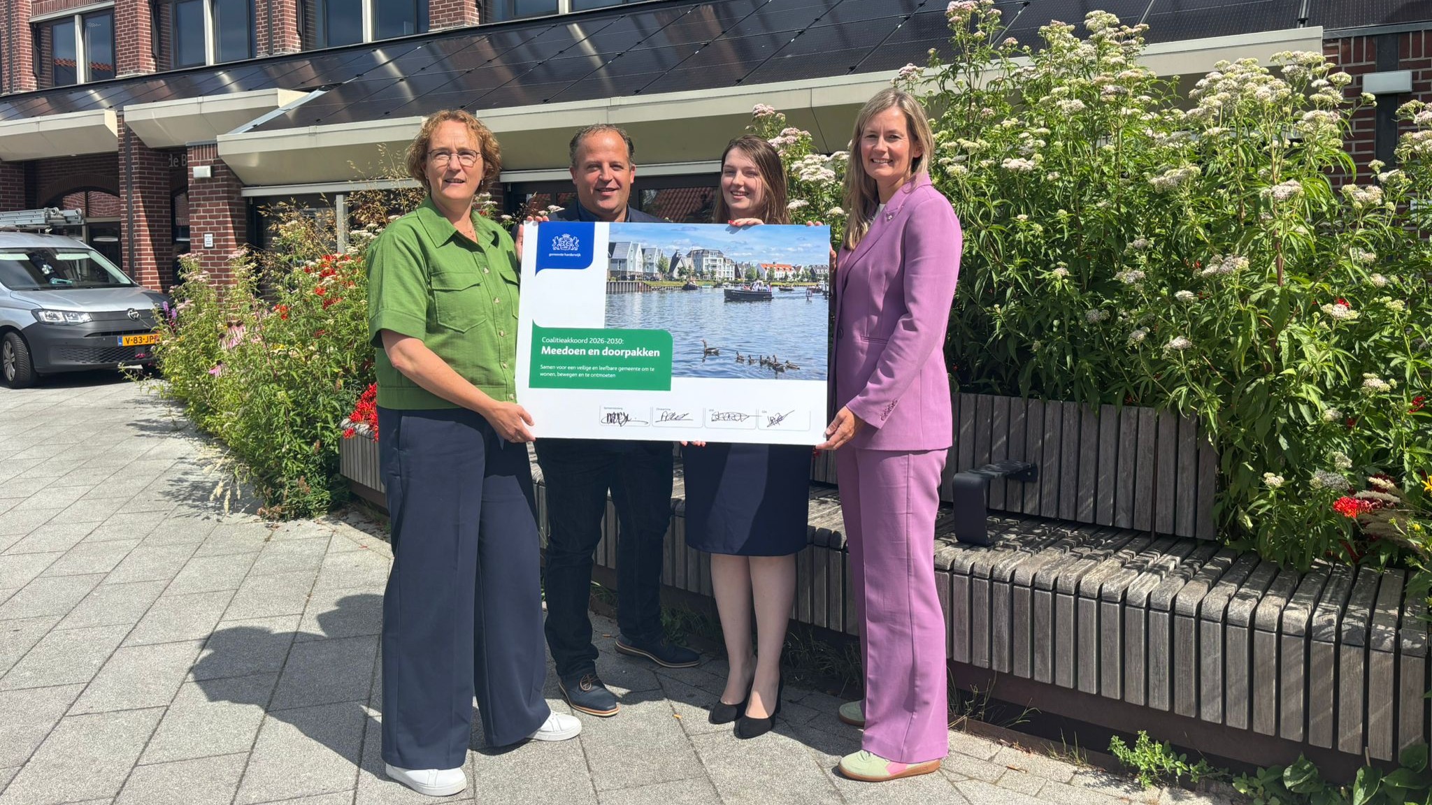 Foto: Van nieuwe woningen tot meer BOA's: dit zijn de plannen van de nieuwe coalitie in Harderwijk