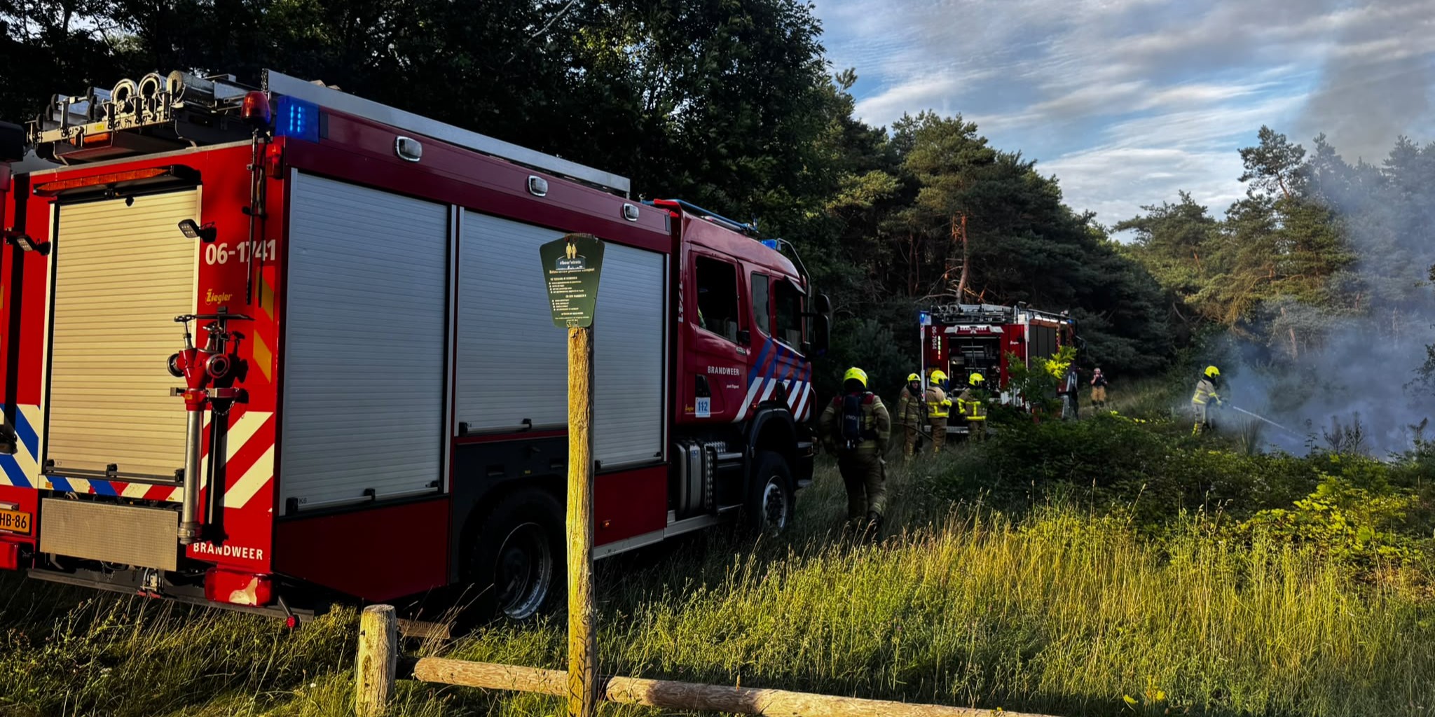 Foto: Heidebrand in Elspeet snel onder controle