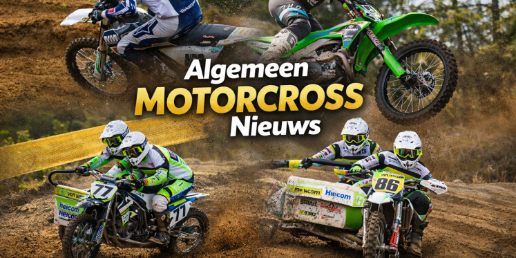 Foto: Nog geen vakantie voor de motorcrossers