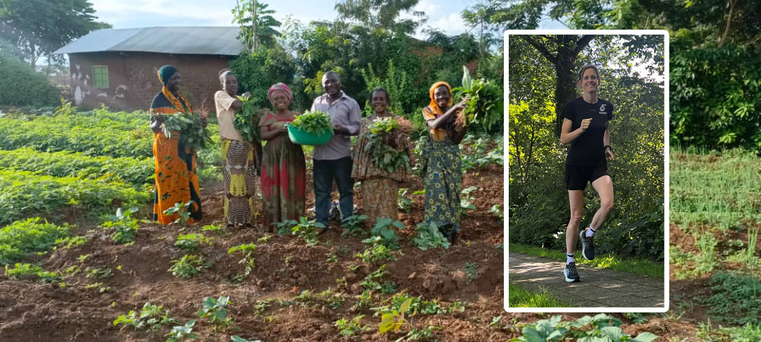 Foto: Sieneke (44) rent 160 kilometer in 24 uur voor vrouwen in Congo