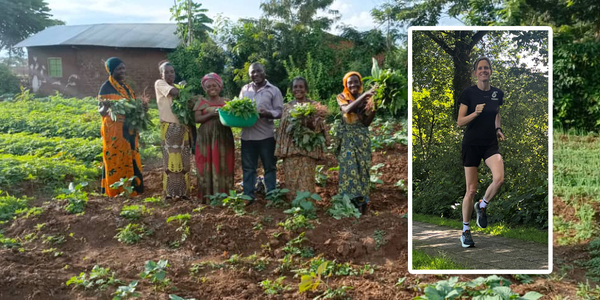 Foto: Sieneke (44) rent 160 kilometer in 24 uur voor vrouwen in Congo