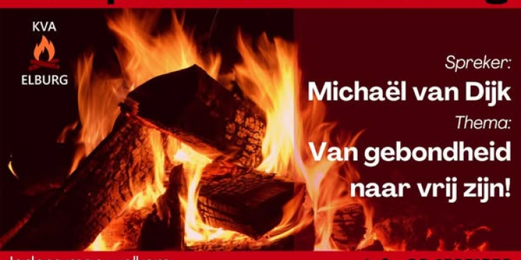 Foto: Kampvuuravond voor mannen
