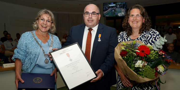 Foto: Erik Doornwaard benoemd tot Lid in de Orde van Oranje-Nassau