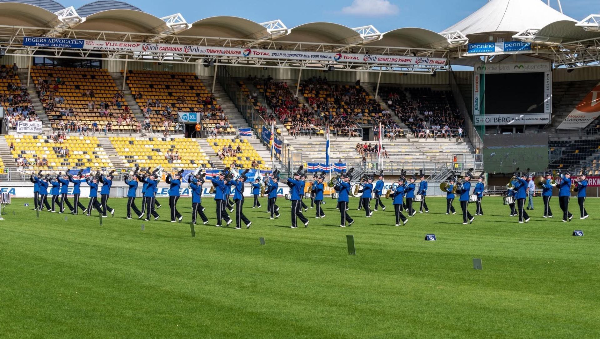 Foto: Na 200 uur repeteren verdedigt Wezepse band wereldtitel