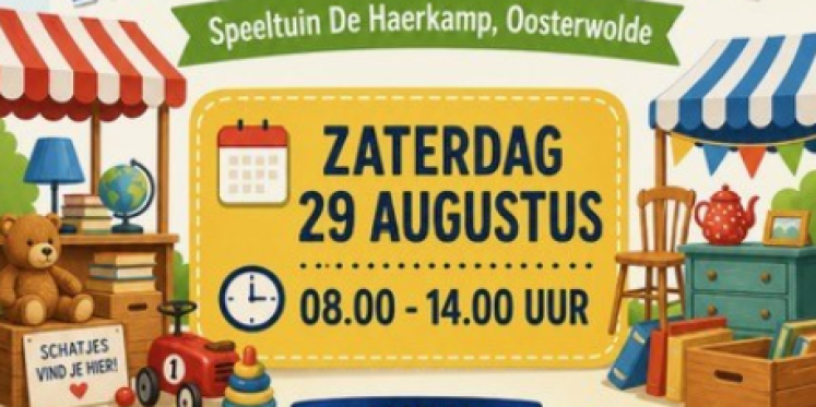 Foto: Jaarlijkse rommelmarkt bij Speeltuin De Haerkamp