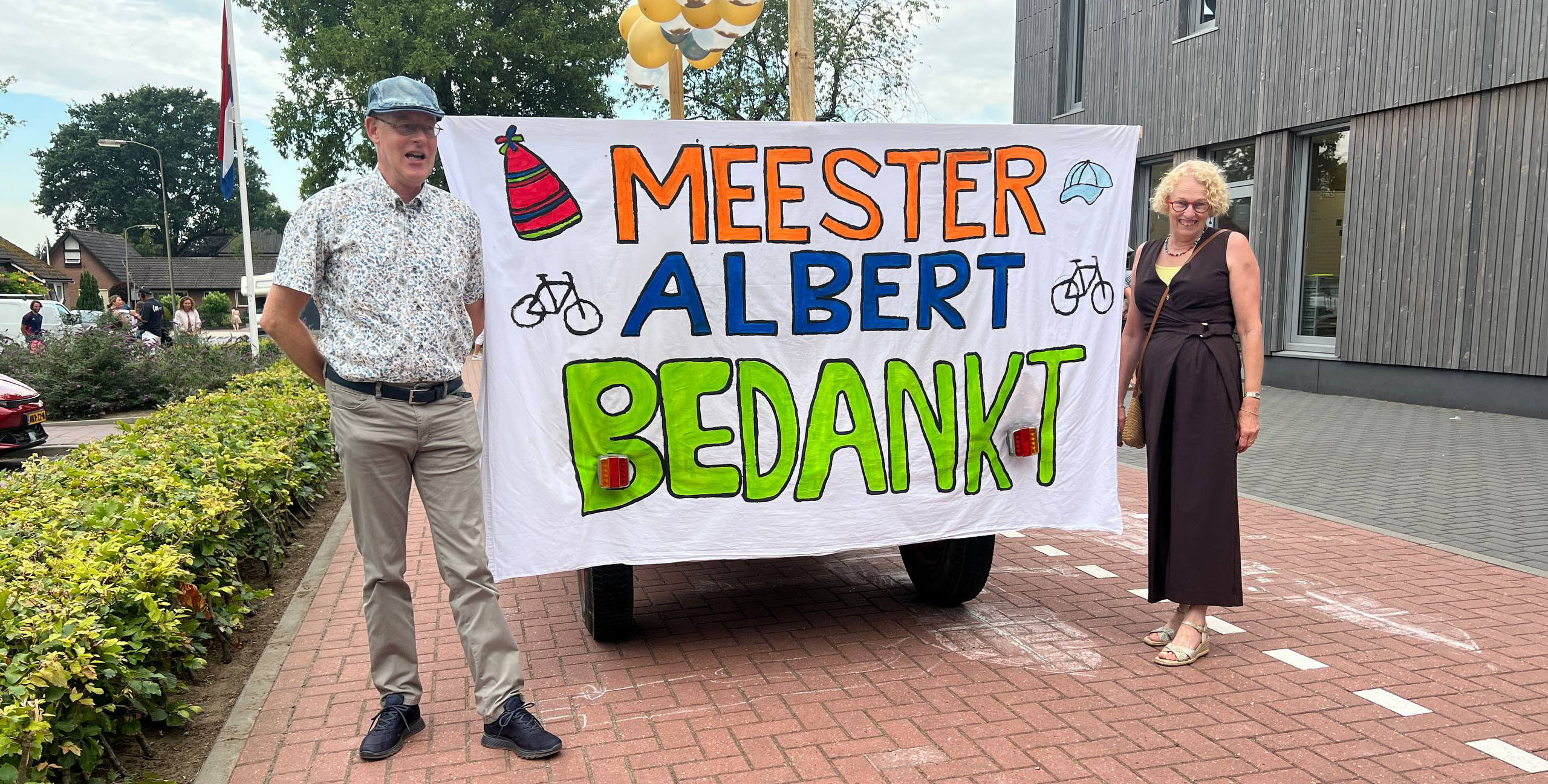 Dit had Albert Magré op zijn laatste schooldag niet zien aankomen