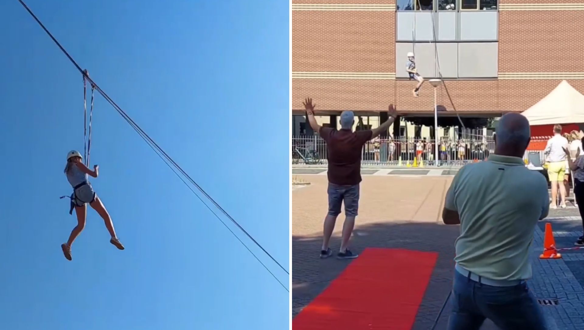 Foto: Deze groep 8-leerlingen uit Harderwijk vliegen letterlijk de school uit