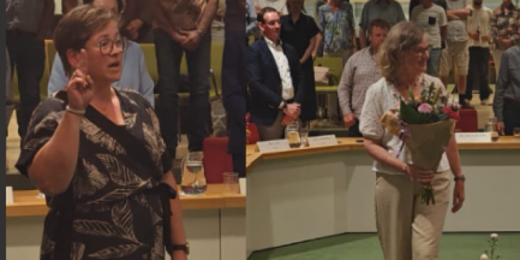 Foto: Evertje Port en Heidi Doornewaard beëdigd als (raads)commissieleden voor CVO