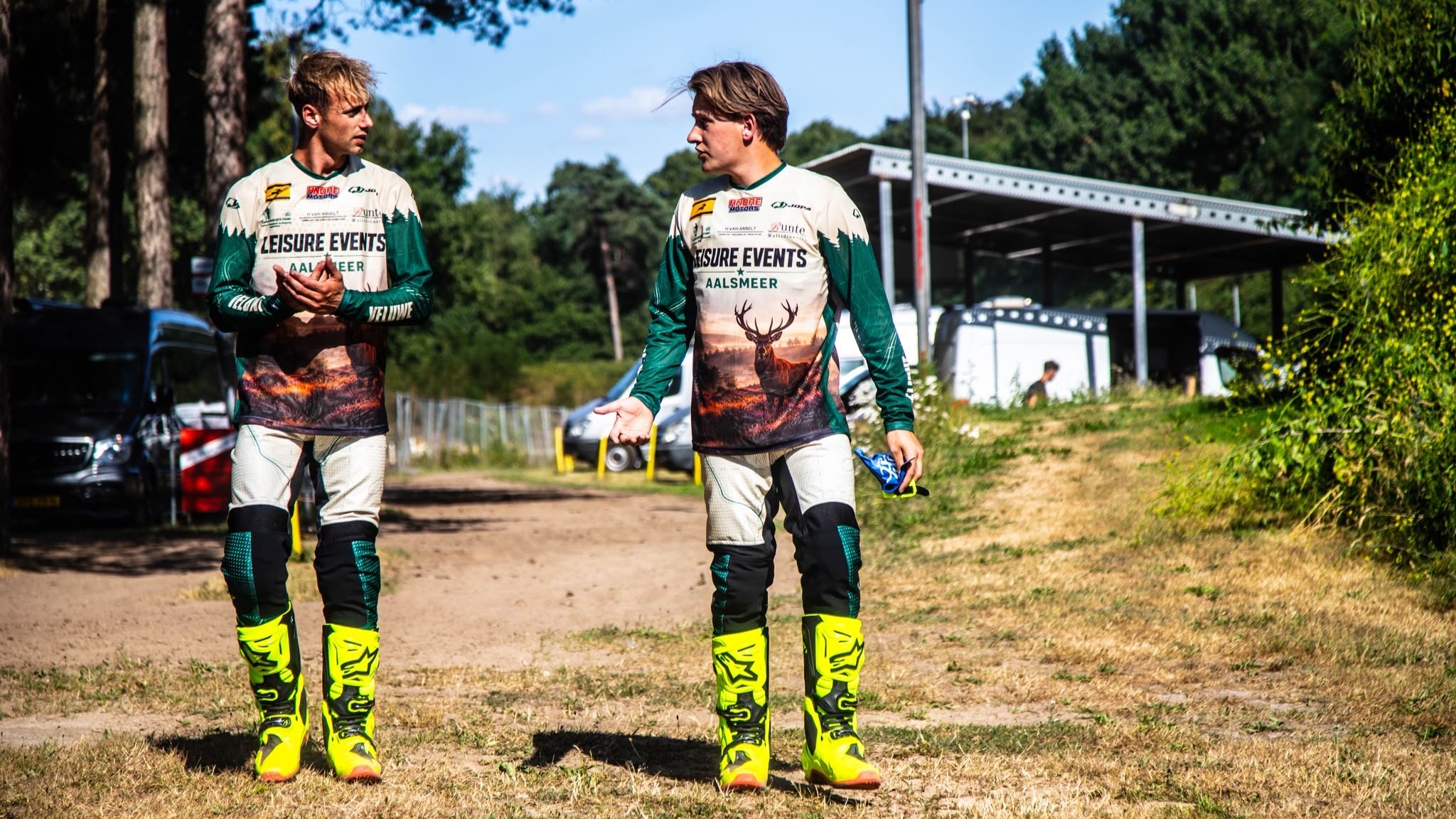 Foto: Streekcrossers Daan en Rico maken opwachting op Zwarte Cross