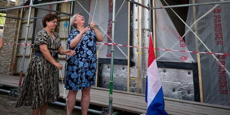 Foto: Hoogste punt locatie Mariënweide bereikt