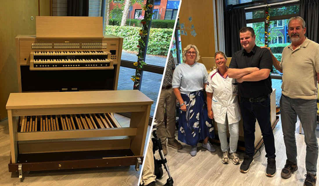 Foto: Bewoners van Seewende zingen voortaan met nieuw orgel