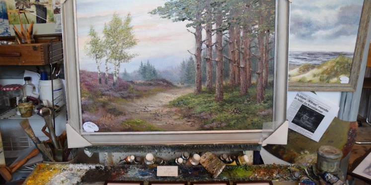 Foto: Kunstmarkt in de Beekstraat in Elburg