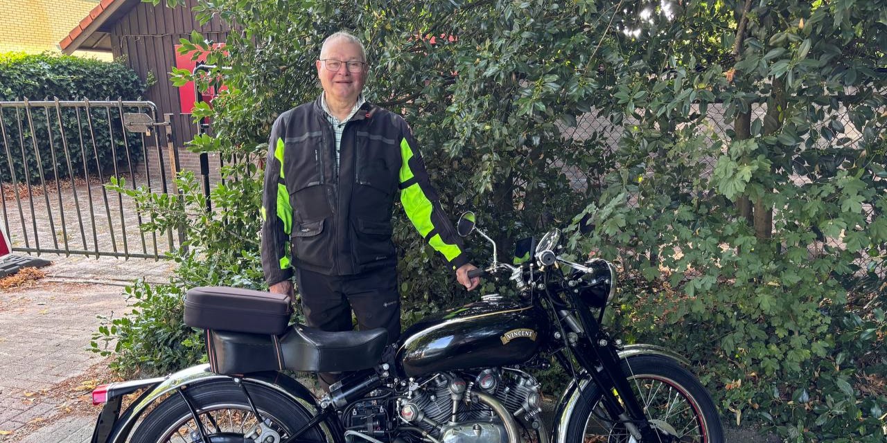 Foto: BSA-oldtimerrit over de Veluwe: Nieuwe plekken ontdekken op oude motoren