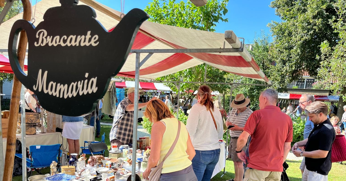 Idyllische Kloostertuin ‘de perfecte plek’ voor deze sfeervolle brocantemarkt