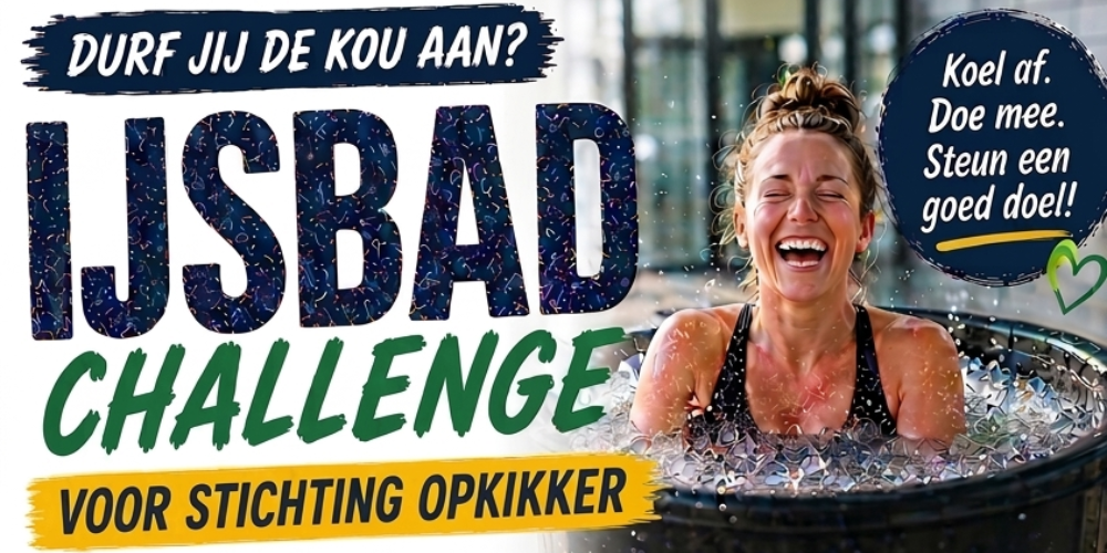 Foto: IJsbad Challenge voor Stichting Opkikker