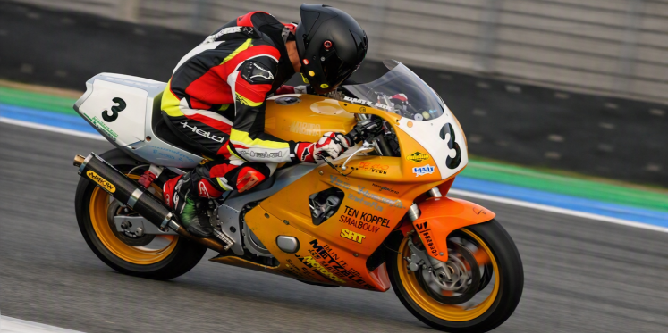 Foto: Tom van Beek tevreden na sterk optreden in Assen