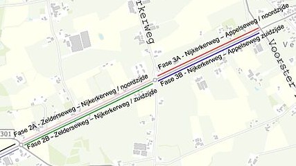 Foto: Tweede fase werkzaamheden Rijksweg Voorthuizen van start
