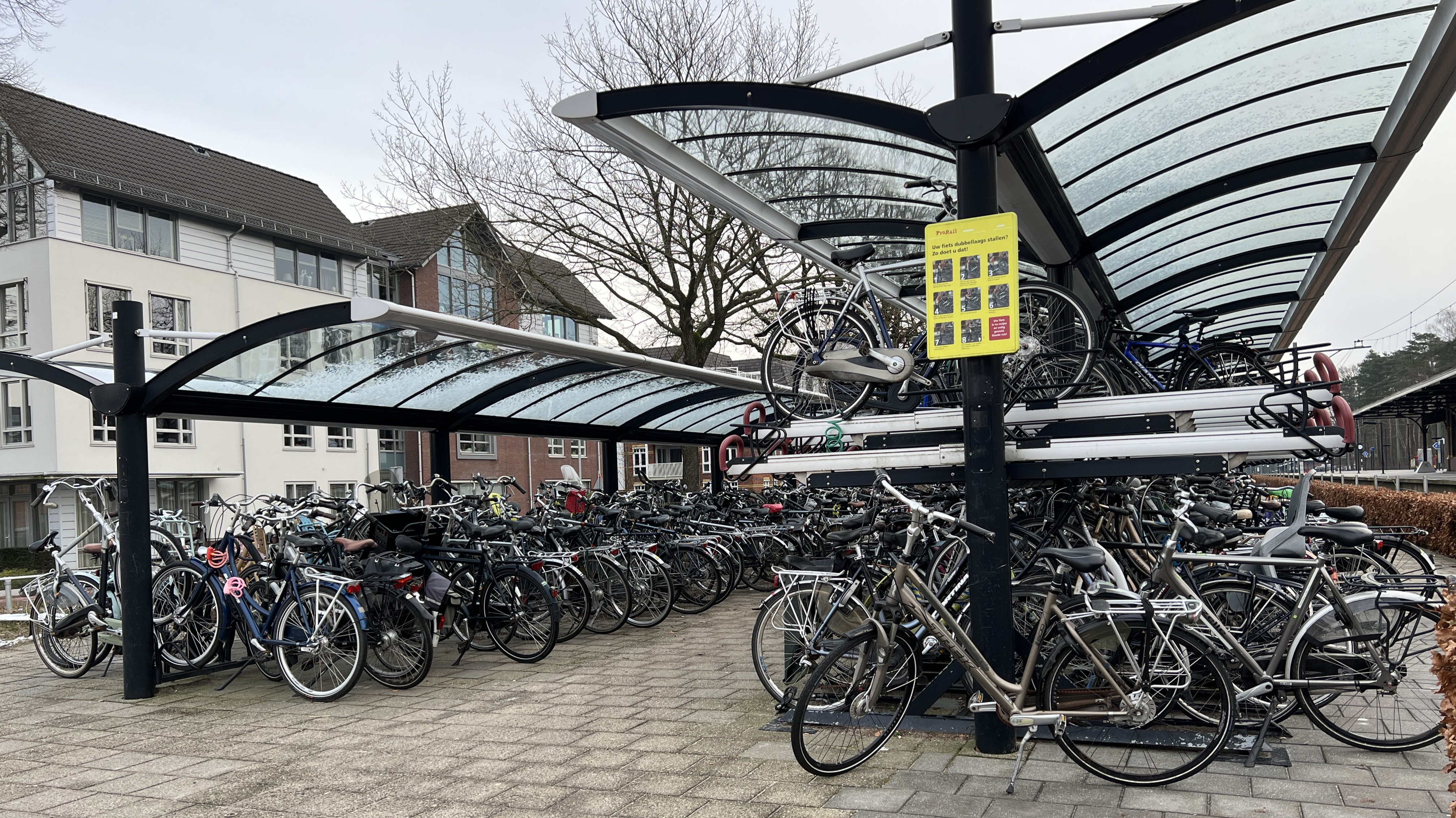 Nieuwe opschoonactie fietsenstalling