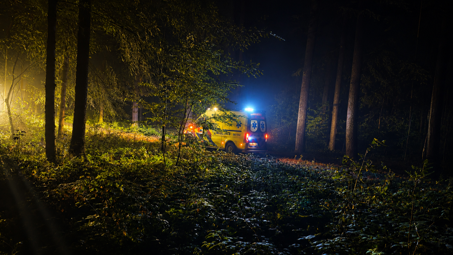 Foto: Traumahelikopter opgeroepen voor gewonde fietser in Putten