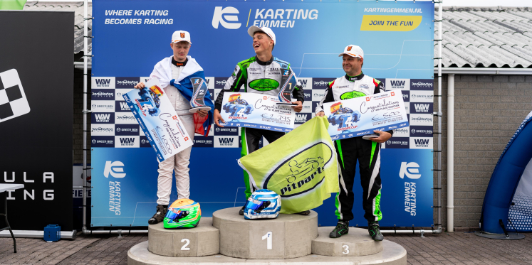 Foto: Winst voor #436 karter Jamie in Euro Cup