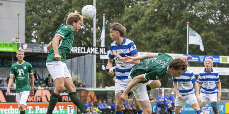Foto: ESC met 2-1 onderuit tegen SV ’t Harde in de beker