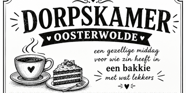 Foto: Van Seniorenmiddag naar Dorpskamer Oosterwolde