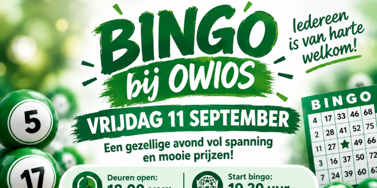 Foto: Vrijdag Bingo bij OWIOS