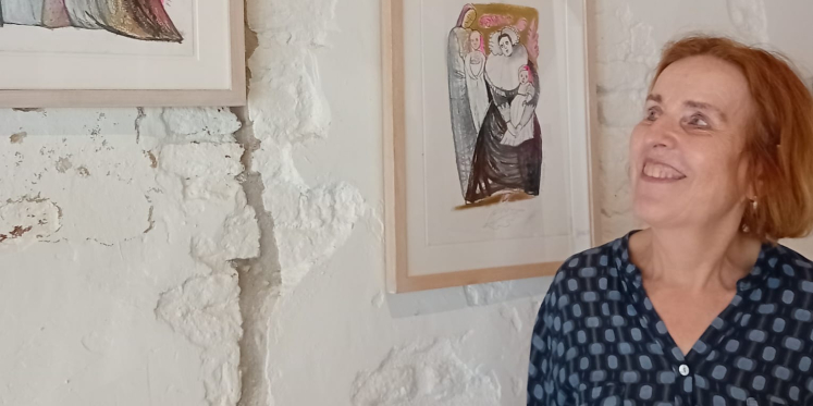 Foto: Francisca Tollenaar exposeert in het Nationaal Orgelmuseum
