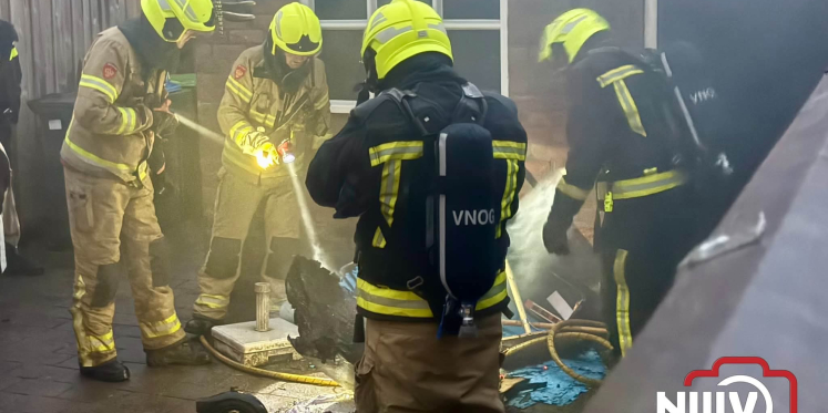 Foto: Brandje in schuur snel geblust