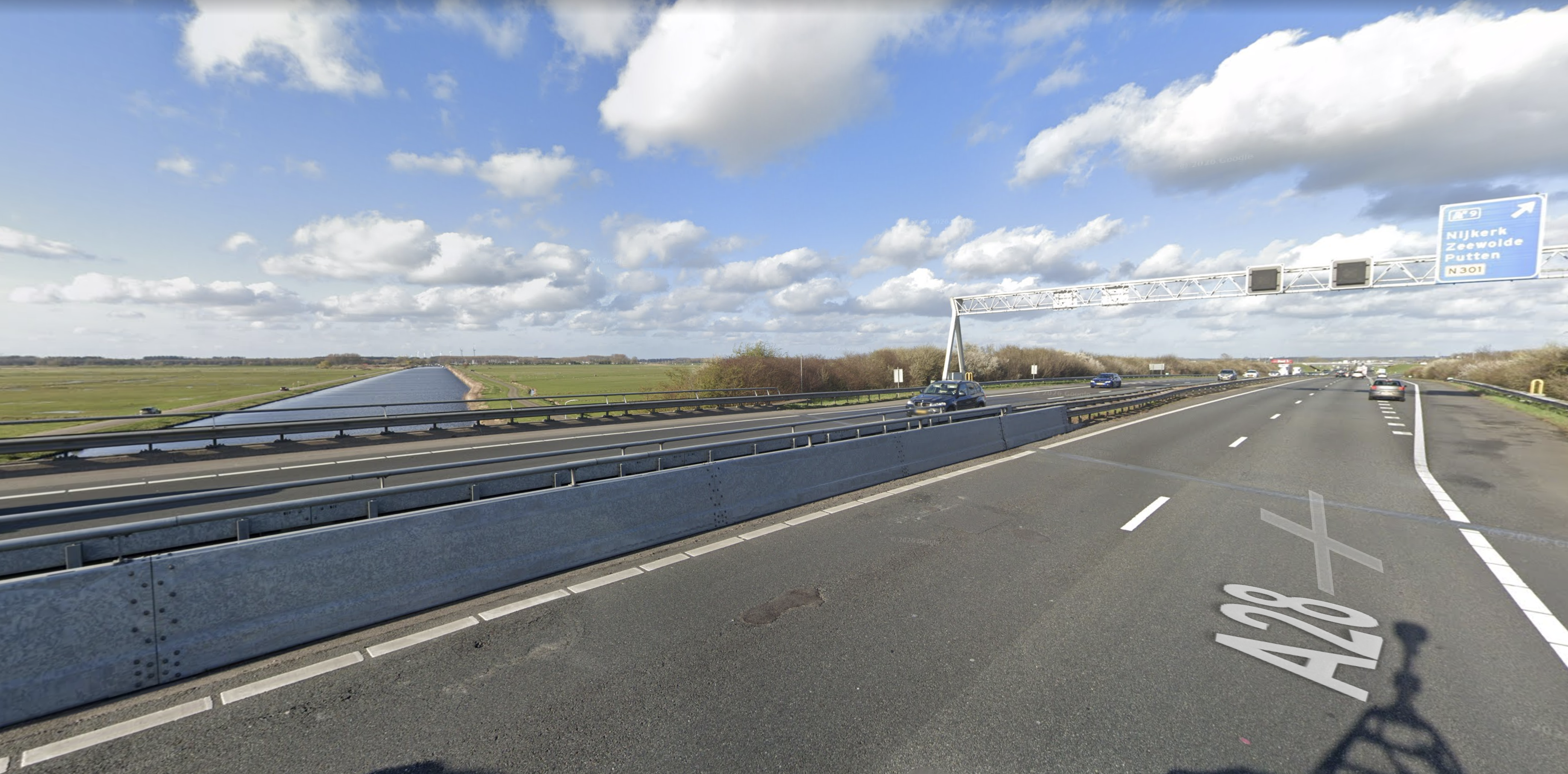 Foto: A28 weer opengesteld