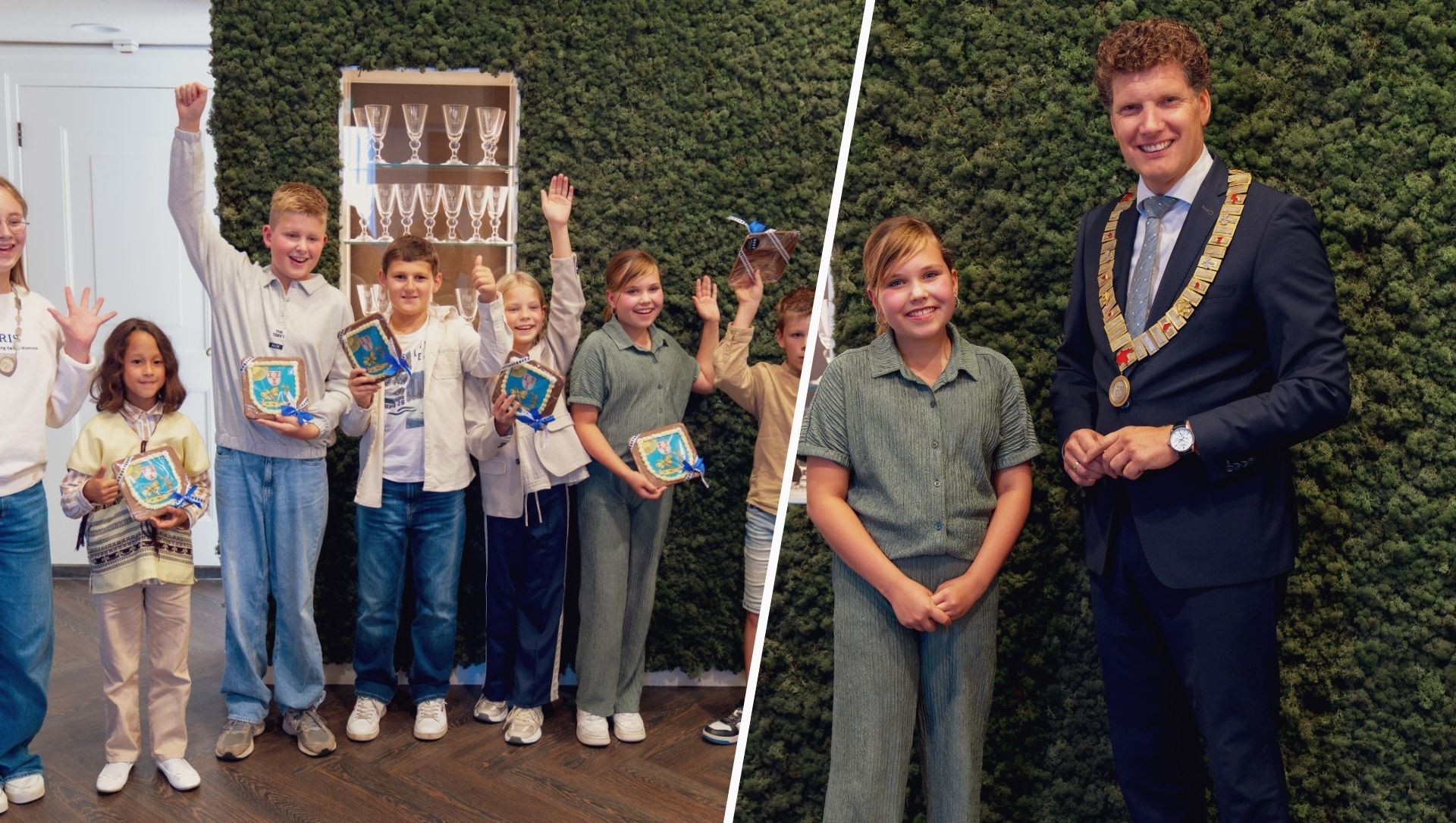 Foto: Emma Wijnen (11) wordt nieuwe kinderburgemeester van Barneveld