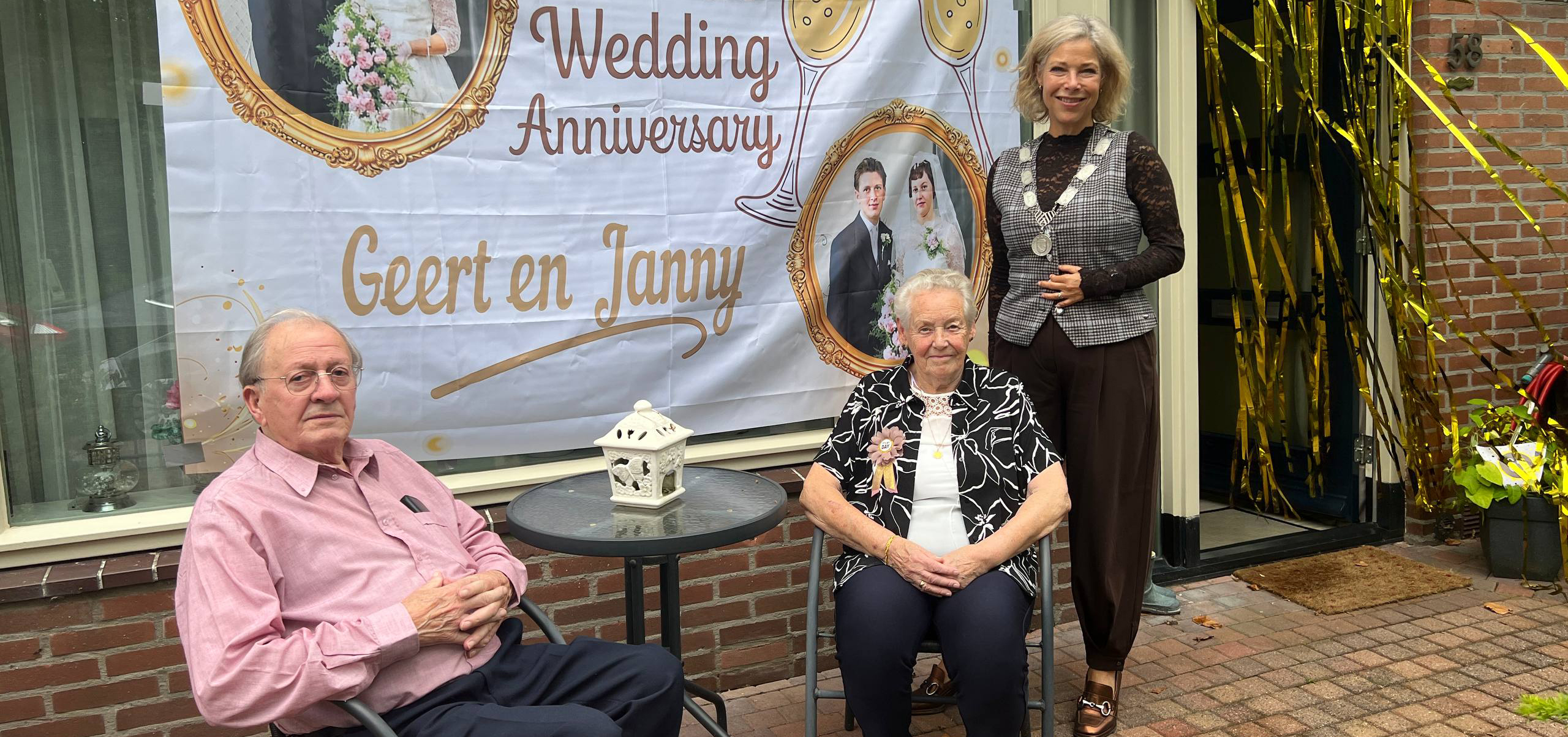 Foto: Briljanten huwelijkspaar Geert en Janny Gelderman: 'We slapen nog steeds samen'