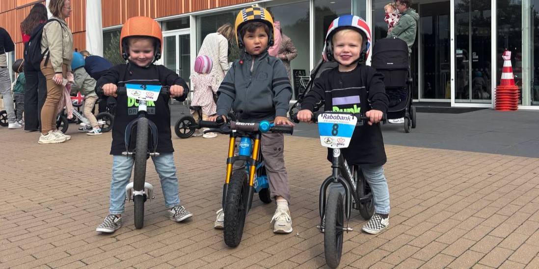 Kleine coureurs openen Nationale Sportweek in Nunspeet