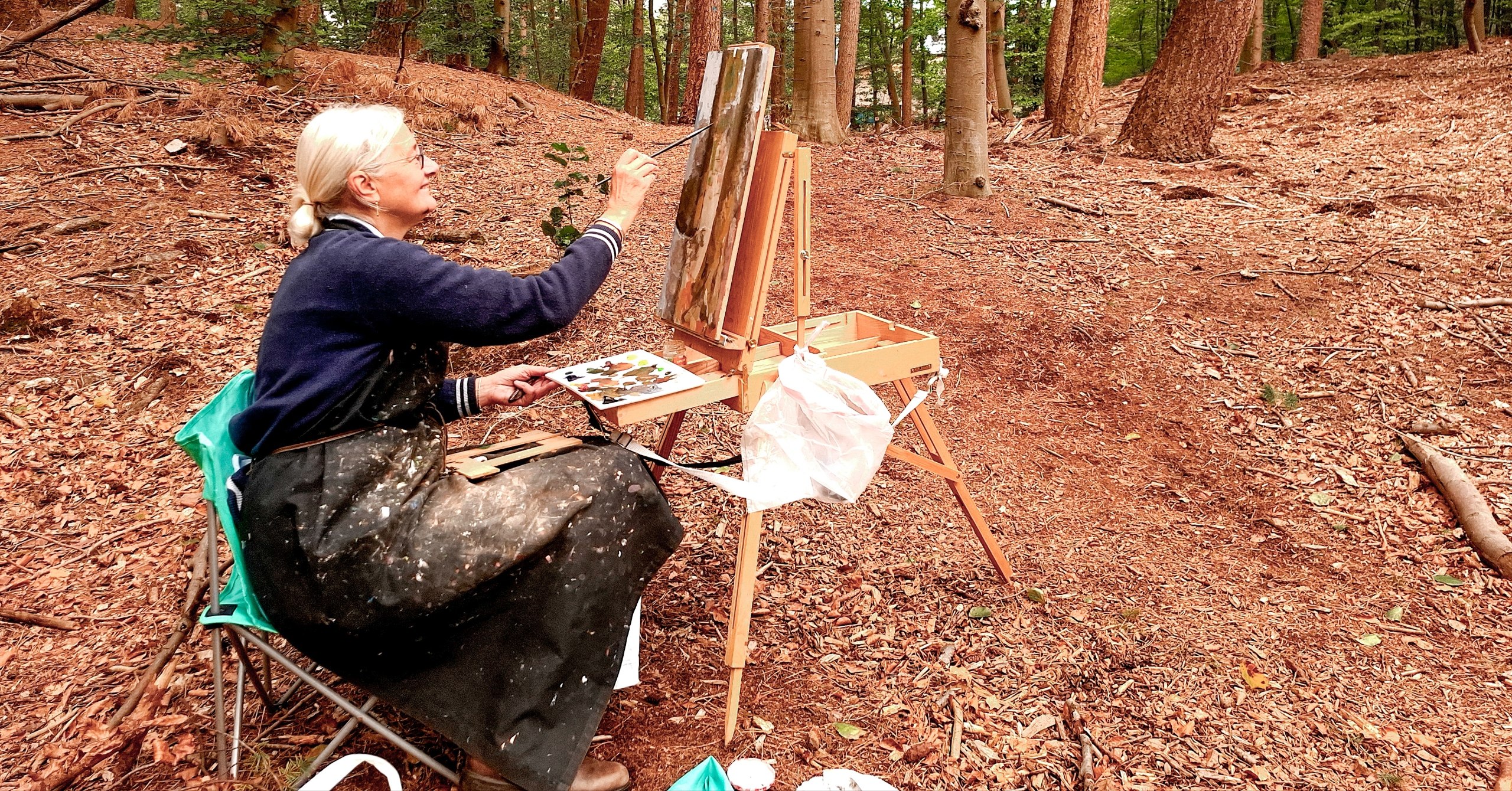 Nunspeet herleeft oude schildertraditie: Plein-air schilderdag