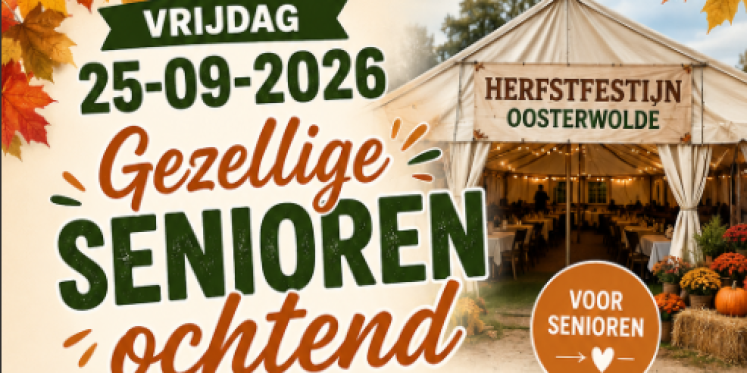 Foto: Gezellige seniorenochtend tijdens het Herfstfestijn