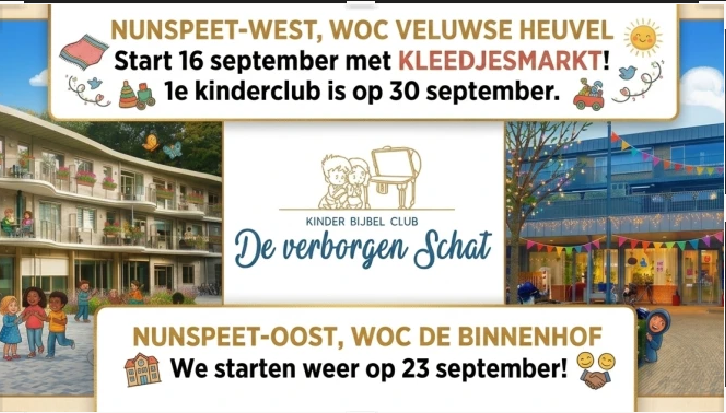 Foto: Start KinderBijbelClub “De Verborgen Schat” in Nunspeet