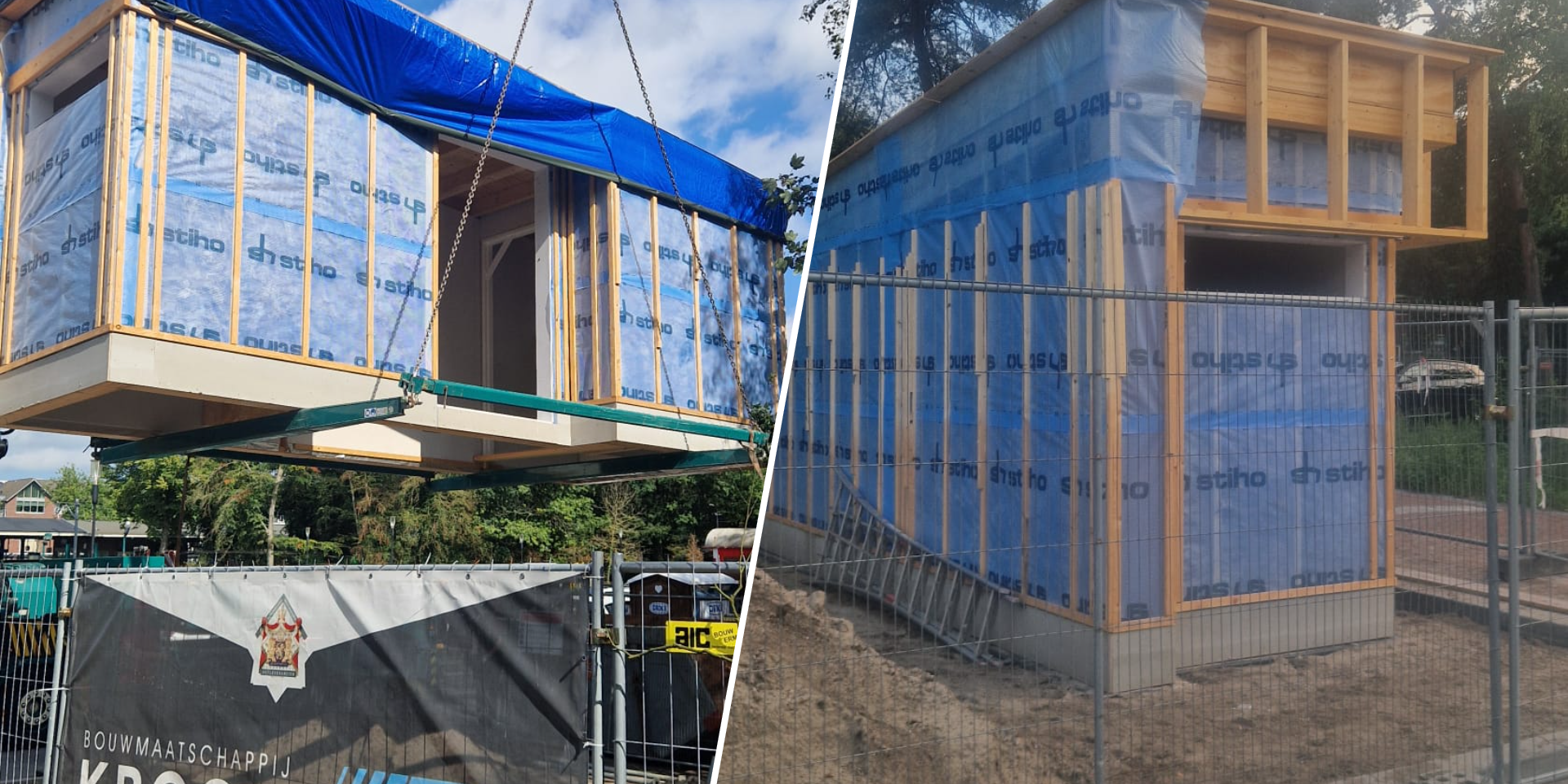 Foto: Bouw nieuw toiletgebouw bij Veluwe Transferium begonnen