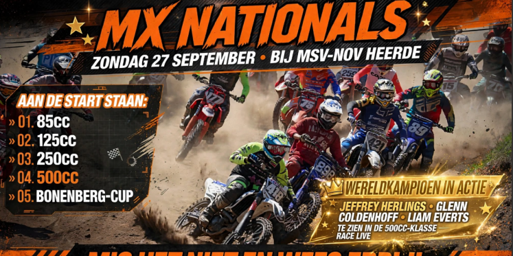 Foto: MX Nationals bij MSV-NOV Heerde