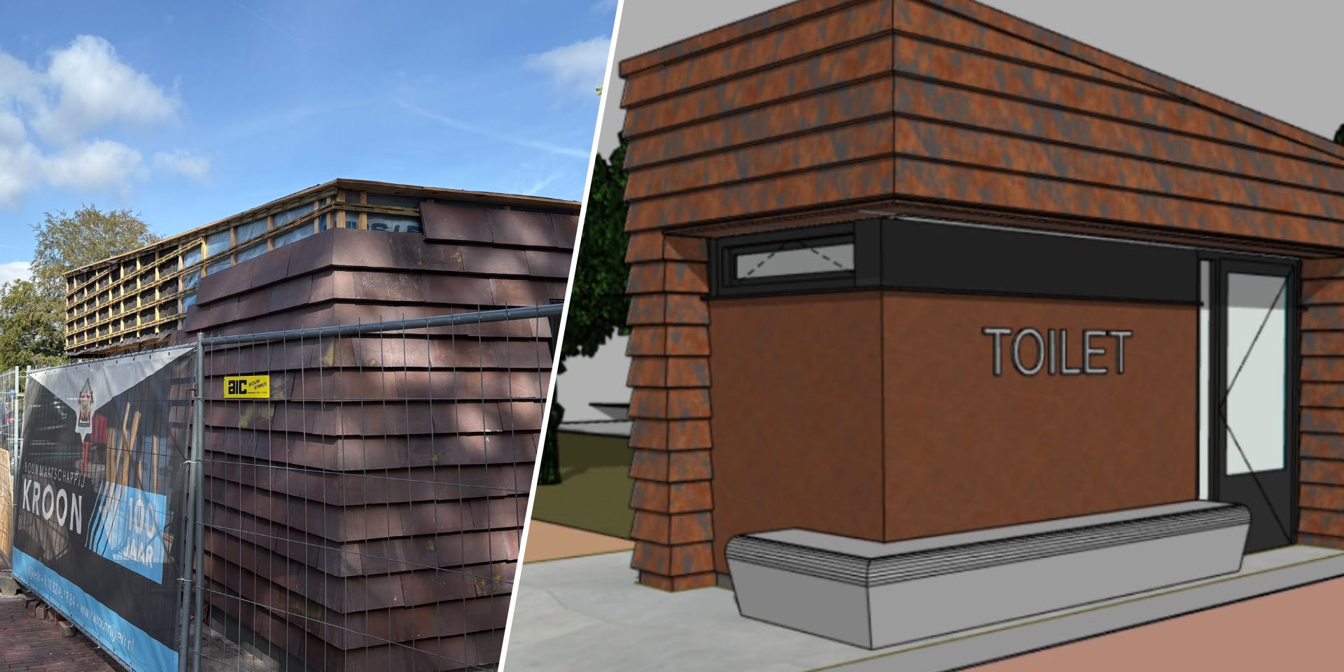 Foto: Bouw nieuw toiletgebouw bij Veluwe Transferium begonnen