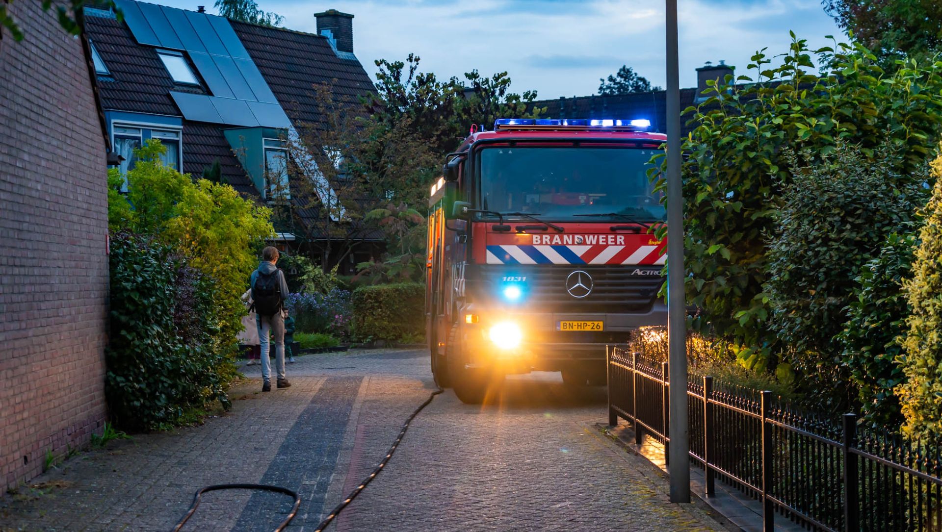 Foto: Pan op vuur veroorzaakt woningbrand in Harderwijk