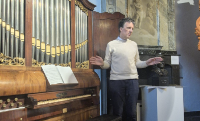 Foto: Oude muziekspecialist Wout van der Linden concerteert op 10 oktober in Orgelmuseum
